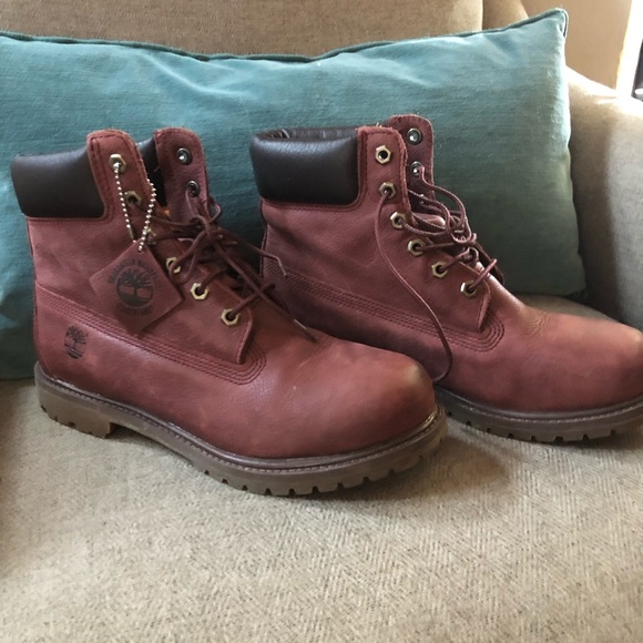 timberland boots womens maroon